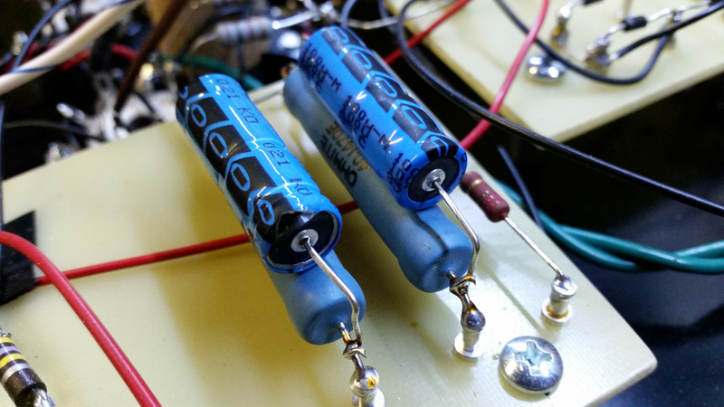 Either a tube failed and shorted, or it was roasted to death from the resistor it’s piggybacking